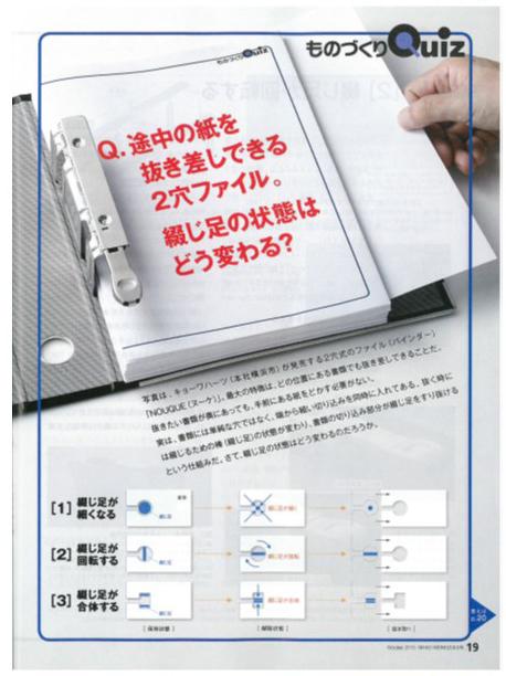 日経ものづくり 2015年10月号に紹介されました。